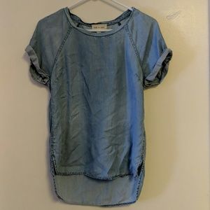 Cloth & stone chambray blouse
